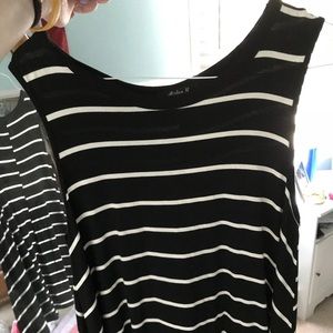 sleeveless t-shirt dress